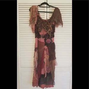 Beautiful patchwork dress.